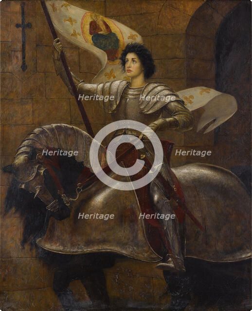 Joan of Arc. Creator: Richmond, Sir William Blake (1842-1921).
