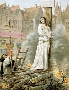 Joan of Arc (c1412-1431), Maid of Orleans, French patriot and martyr, (19th century)