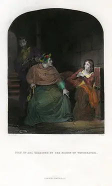 Joan of Arc examined by the Bishop of Winchester, 1431