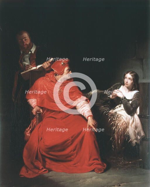 'Joan of Arc in Prison', 1825. Artist: Paul Delaroche