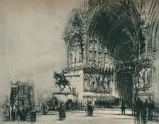 Joan of Arc, Rheims 1928. Artist: William Walcot