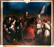 Joan of Arc's entry into Orleans, Evening of the Liberation of the Town, 8 May 1429 (c1818-1862). Artist: Henry Sheffer
