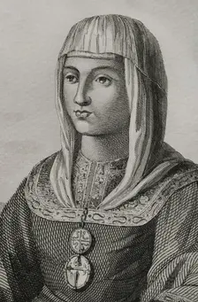 Joanna of Castile, (known as Joanna the Mad), (1479-1555), 1853. Creator: Antonio Roca Sallent