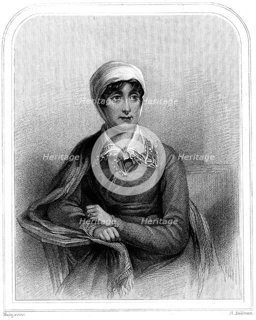 Joanna Baillie (1762-1851), Scottish poet and dramatist, 1870. Artist: Unknown
