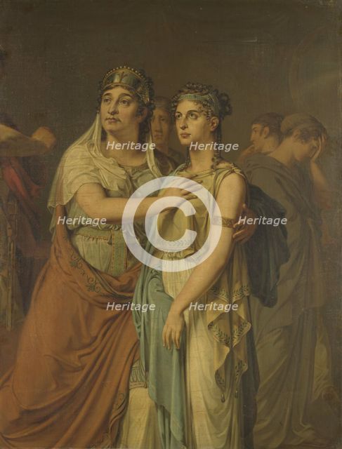Joanna Cornelia Ziesenis-Wattier and Geertruida Jacoba Grevelink-Hilverdink..., 1800-1813.  Creator: Louis Moritz.