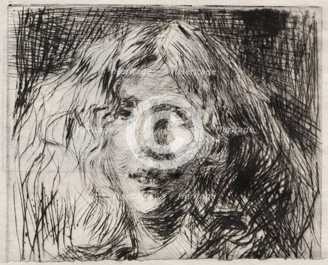 Joanna Hefferman, "La Belle Irlandaise", 1866. Creator: James McNeill Whistler (American, 1834-1903).