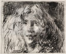 Joanna Hefferman, "La Belle Irlandaise", 1866. Creator: James McNeill Whistler (American, 1834-1903)