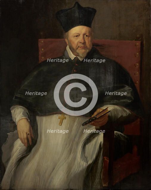 Joannes Malderus, Bishop of Antwerp, c1620s. Creator: Anthony van Dyck.