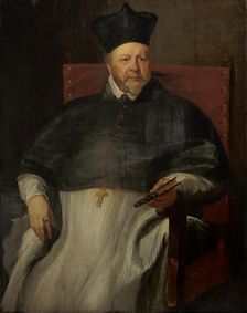 Joannes Malderus, Bishop of Antwerp, c1620s. Creator: Anthony van Dyck