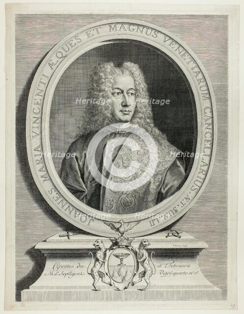 Joannes Maria Vincenti, n.d. Creator: Jacques II Chereau.