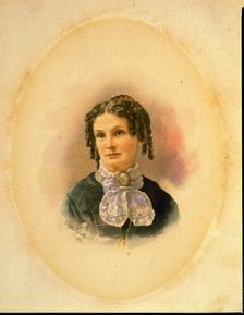 Joanette Clark Benjamin, Frances Benjamin Johnston's maternal grandmother..., 1880. Creator: Unknown