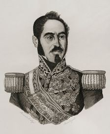 Joaquín Baldomero Fernández-Espartero Alvarez de Toro (1793-1879), 1845. Creators: Pedro Celestino Mare, Manuel Miranda