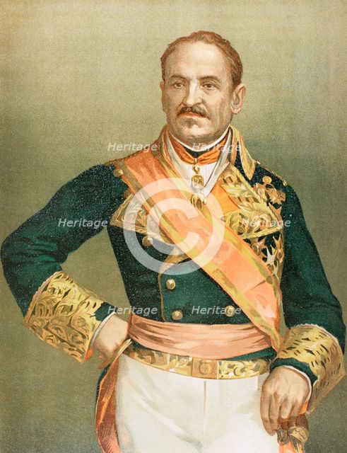 Joaquín Baldomero Fernández-Espartero Alvarez de Toro (1793-1879), called Baldomero Espartero, 1893. Creator: Unknown.