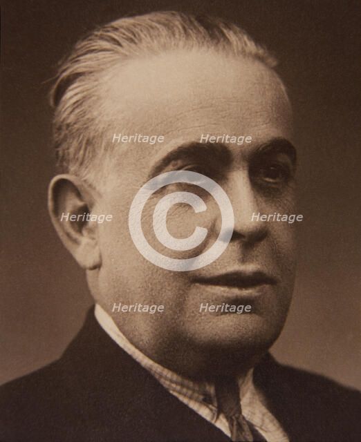 Joaquin Chapapietra and Torregrosa (1871-1951), Spanish politician, reproduction of a photo.