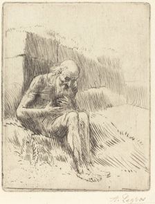 Job, 2nd plate. Creator: Alphonse Legros