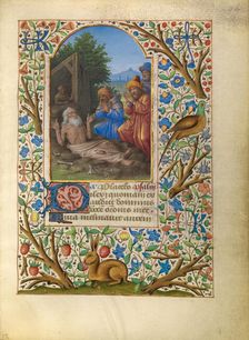 Job on the Dung Heap; Katherine Hours, about 1480-1485. Creator: Jean Bourdichon