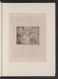 Job and His Daughters, 1825. Creator: William Blake