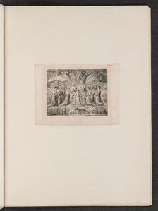 Job and His Family, 1825. Creator: William Blake