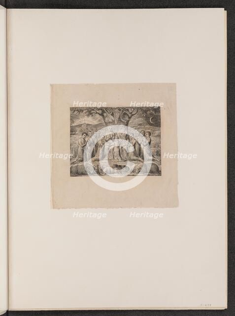 Job and His Family, 1825. Creator: William Blake.