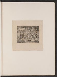 Job and His Family, 1825. Creator: William Blake