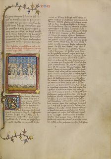 Job and His Family, about 1360-1370. Creator: Master of Jean de Mandeville