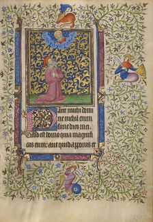 Job in Prayer; Book of Hours, about 1410. Creator: Unknown