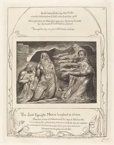 Job Rebuked by His Friends, 1825. Creator: William Blake