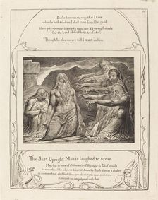 Job Rebuked by His Friends, 1825. Creator: William Blake