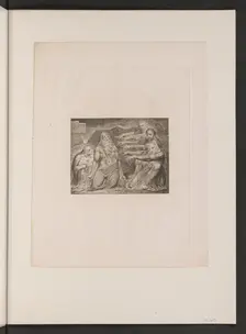 Job Rebuked by His Friends, 1825. Creator: William Blake