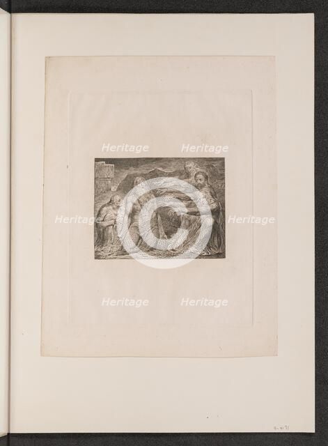 Job Rebuked by His Friends, 1825. Creator: William Blake.