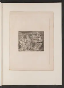 Job Rebuked by His Friends, 1825. Creator: William Blake