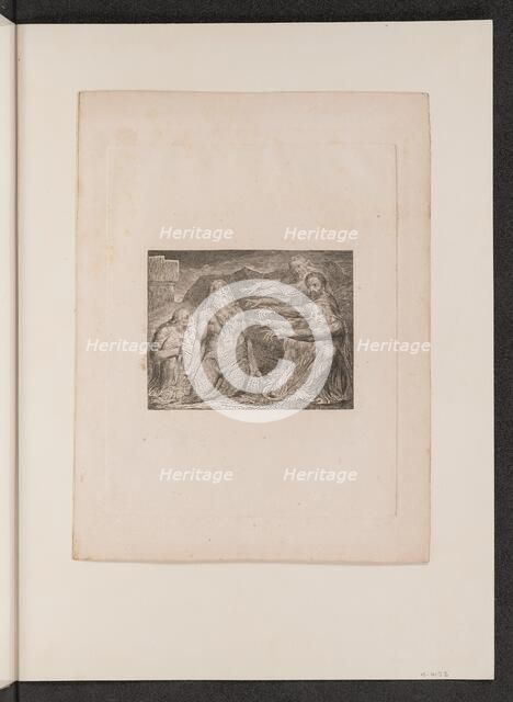 Job Rebuked by His Friends, 1825. Creator: William Blake.