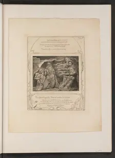 Job Rebuked by His Friends, 1825. Creator: William Blake