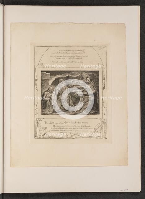 Job Rebuked by His Friends, 1825. Creator: William Blake.