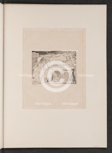 Job Rebuked by His Friends, 1825. Creator: William Blake.