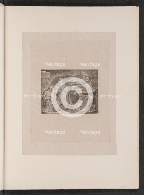 Job Rebuked by His Friends, 1825. Creator: William Blake.