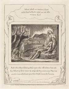 Job's Comforters, 1825. Creator: William Blake