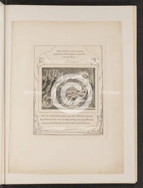 Job's Comforters, 1825. Creator: William Blake.