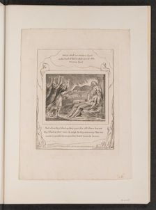 Job's Comforters, 1825. Creator: William Blake