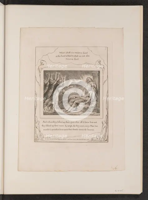Job's Comforters, 1825. Creator: William Blake.