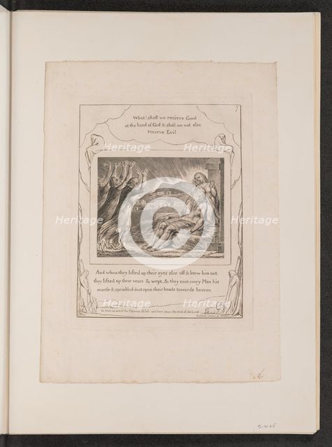Job's Comforters, 1825. Creator: William Blake.