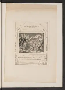 Job's Comforters, 1825. Creator: William Blake