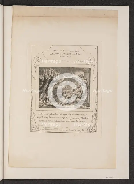 Job's Comforters, 1825. Creator: William Blake.