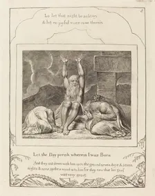 Job's Despair, 1825. Creator: William Blake