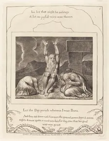 Job's Despair, 1825. Creator: William Blake