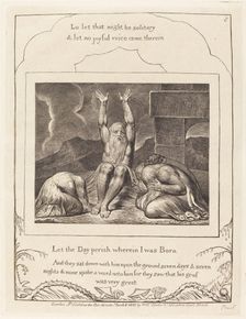 Job's Despair, 1825. Creator: William Blake