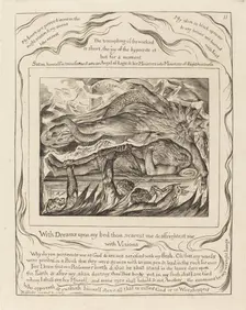 Job's Evil Dreams, 1825. Creator: William Blake