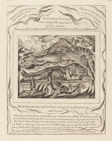 Job's Evil Dreams, 1825. Creator: William Blake