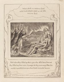 Job's Comforters, 1825. Creator: William Blake