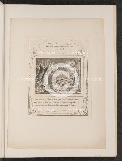 Job's Comforters, 1825. Creator: William Blake.